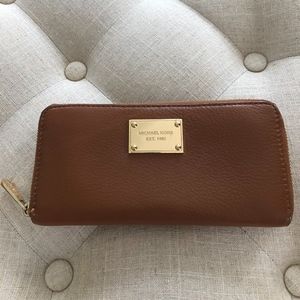 Michael Kors Brown Leather Wallet